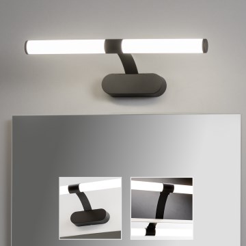 Brilagi - LED Koupelnové osvětlení zrcadla 2v1 TUBEO LED/6W/230V 40 cm IP44 černá