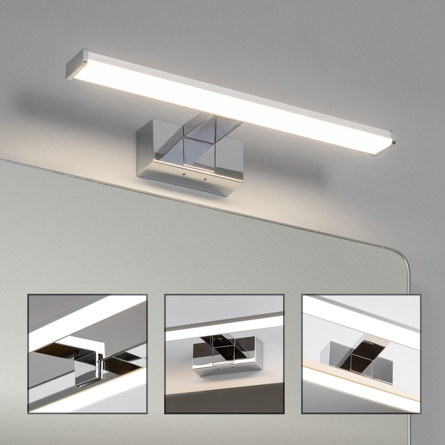 Brilagi - LED Koupelnové osvětlení zrcadla 3v1 VESTRA LED/8W/230V 40 cm IP44 lesklý chrom