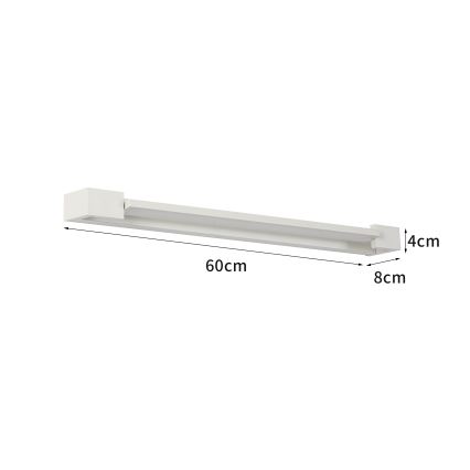 Brilagi - LED Koupelnové osvětlení zrcadla AQUA LINE LED/18W/230V 60 cm IP44 bílá CRI 90