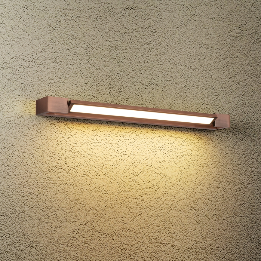 Brilagi - LED Koupelnové osvětlení zrcadla AQUA LINE LED/18W/230V 60 cm IP44 bronzová CRI 90