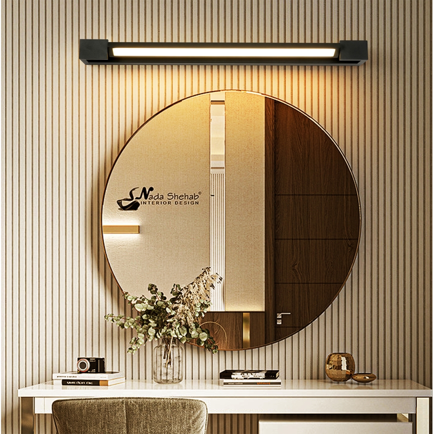 Brilagi - LED Koupelnové osvětlení zrcadla AQUA LINE LED/18W/230V 60 cm IP44 černá CRI 90