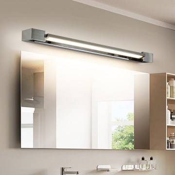 Brilagi - LED Koupelnové osvětlení zrcadla AQUA LINE LED/18W/230V 60 cm IP44 lesklý chrom CRI 90