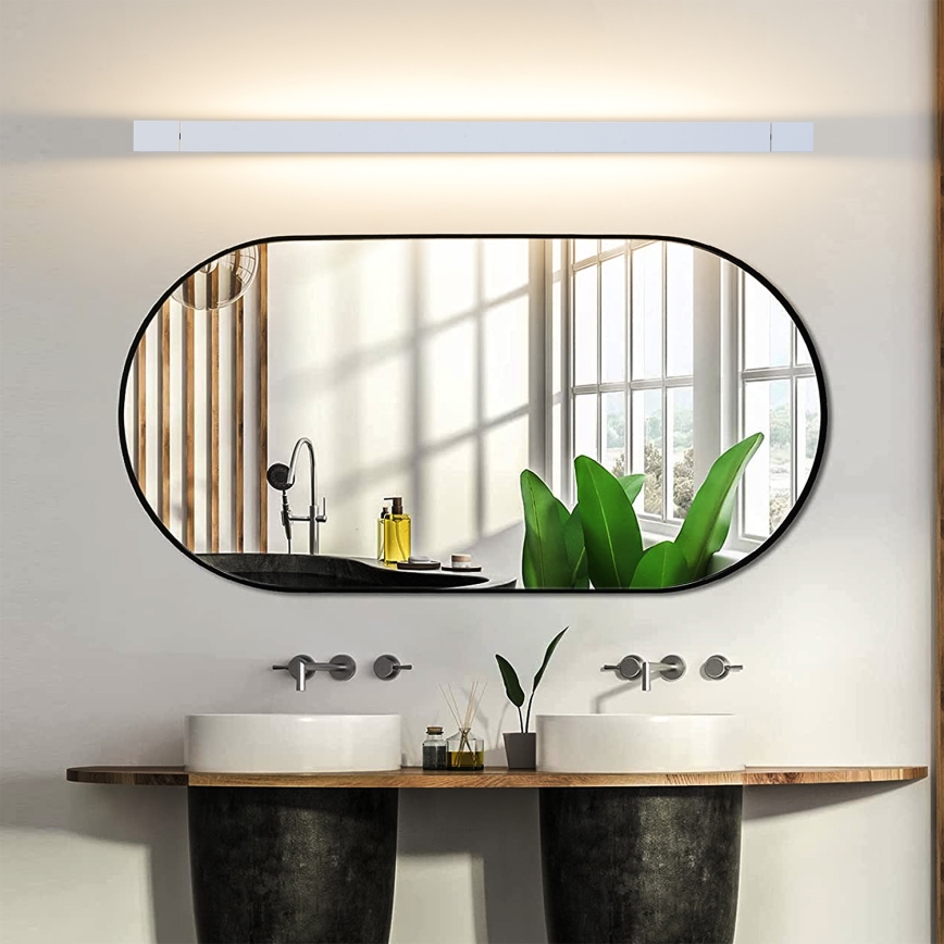 Brilagi - LED Koupelnové osvětlení zrcadla AQUA LINE LED/24W/230V 90 cm IP44 bílá CRI 90