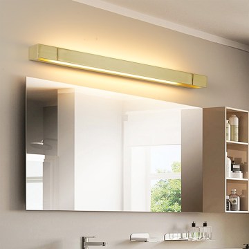 Brilagi - LED Koupelnové osvětlení zrcadla AQUA LINE LED/24W/230V 90 cm IP44 zlatá CRI 90