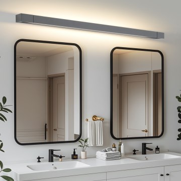 Brilagi - LED Koupelnové osvětlení zrcadla AQUA LINE LED/36W/230V 120 cm IP44 antracit CRI 90