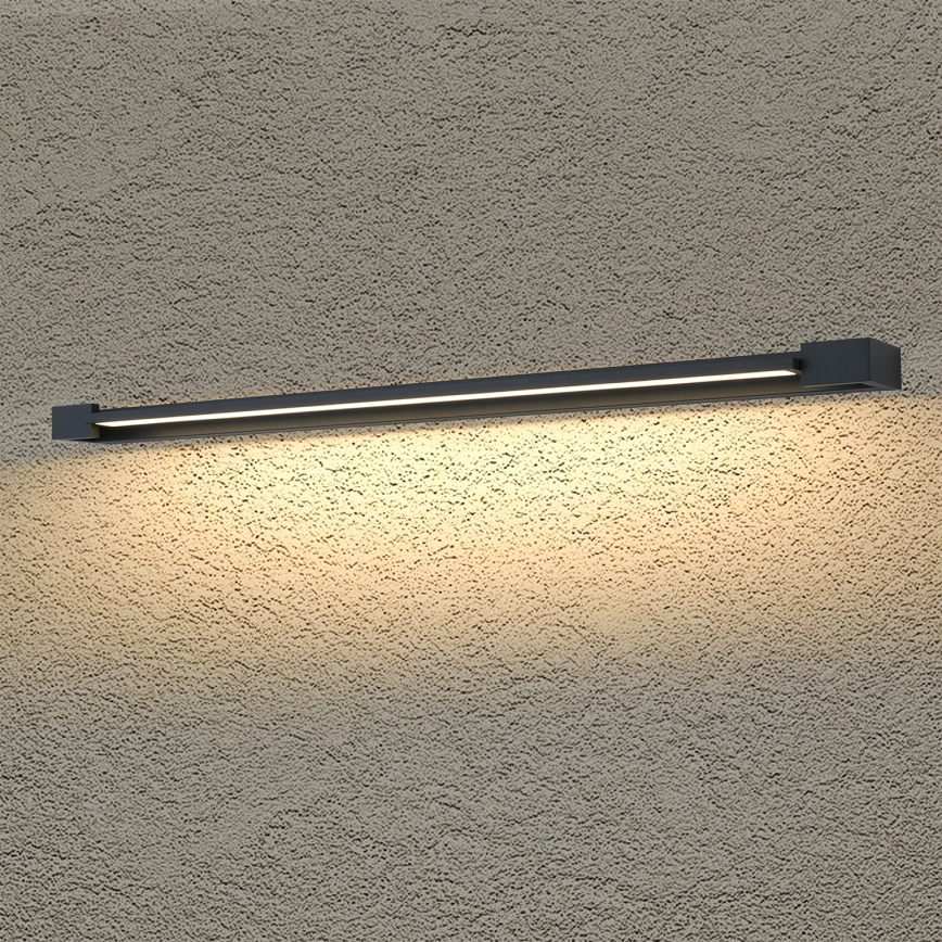 Brilagi - LED Koupelnové osvětlení zrcadla AQUA LINE LED/36W/230V 120 cm IP44 černá CRI 90