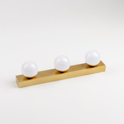 Brilagi - LED Koupelnové osvětlení zrcadla HOLLYWOOD 3xLED/3W/230V 39 cm IP44 zlatá
