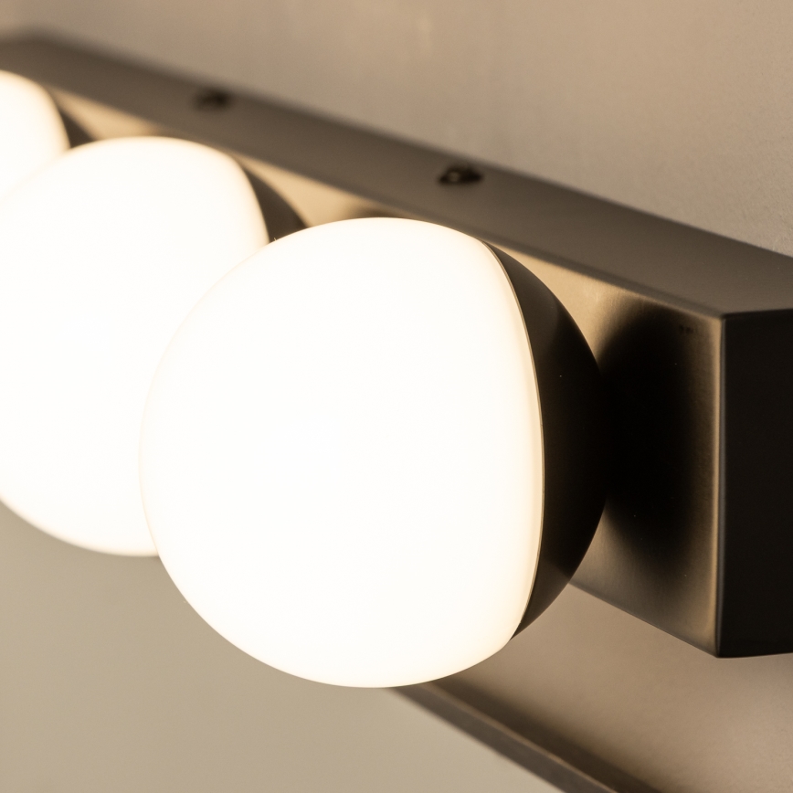 Brilagi - LED Koupelnové osvětlení zrcadla HOLLYWOOD 4xLED/3W/230V 53 cm IP44 černá