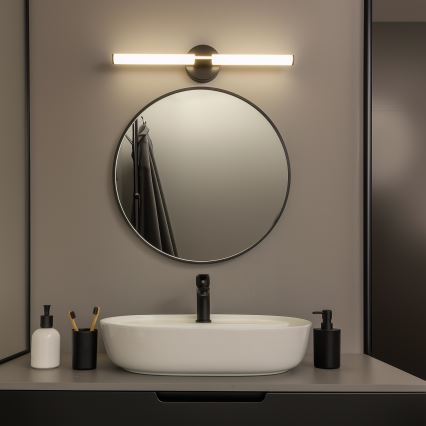 Brilagi - LED Koupelnové osvětlení zrcadla LARA LED/10W/230V 60 cm IP44 černá