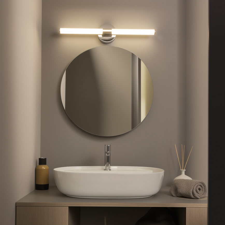 Brilagi - LED Koupelnové osvětlení zrcadla LARA LED/10W/230V 60 cm IP44 lesklý chrom