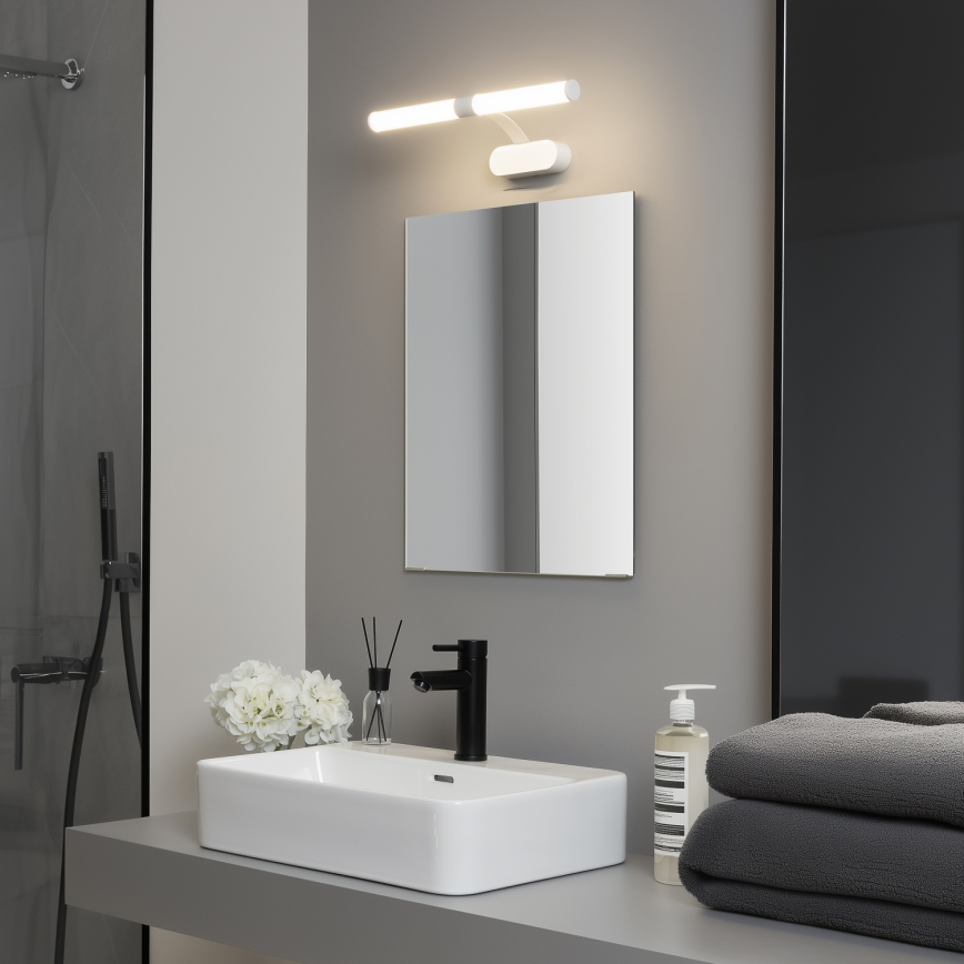 Brilagi - LED Koupelnové osvětlení zrcadla 2v1 TUBEO LED/6W/230V 40 cm IP44 bílá