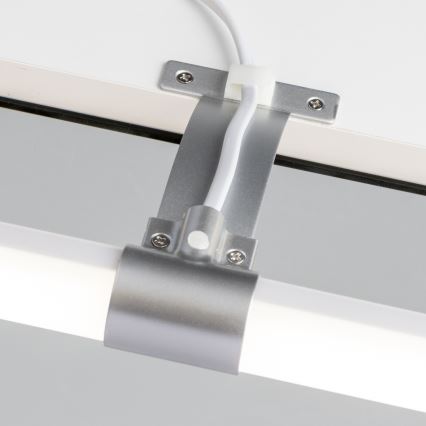 Brilagi - LED Koupelnové osvětlení zrcadla 2v1 TUBEO LED/6W/230V 40 cm IP44 stříbrná