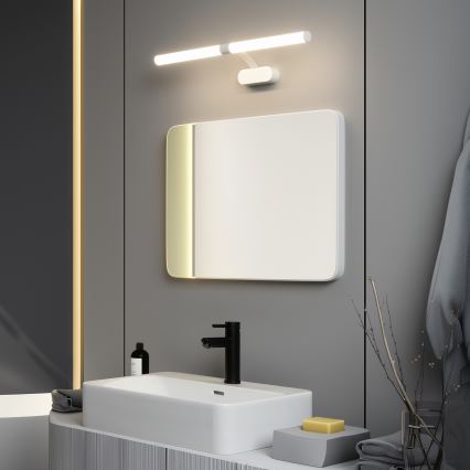 Brilagi - LED Koupelnové osvětlení zrcadla 2v1 TUBEO LED/8W/230V 60 cm IP44 bílá