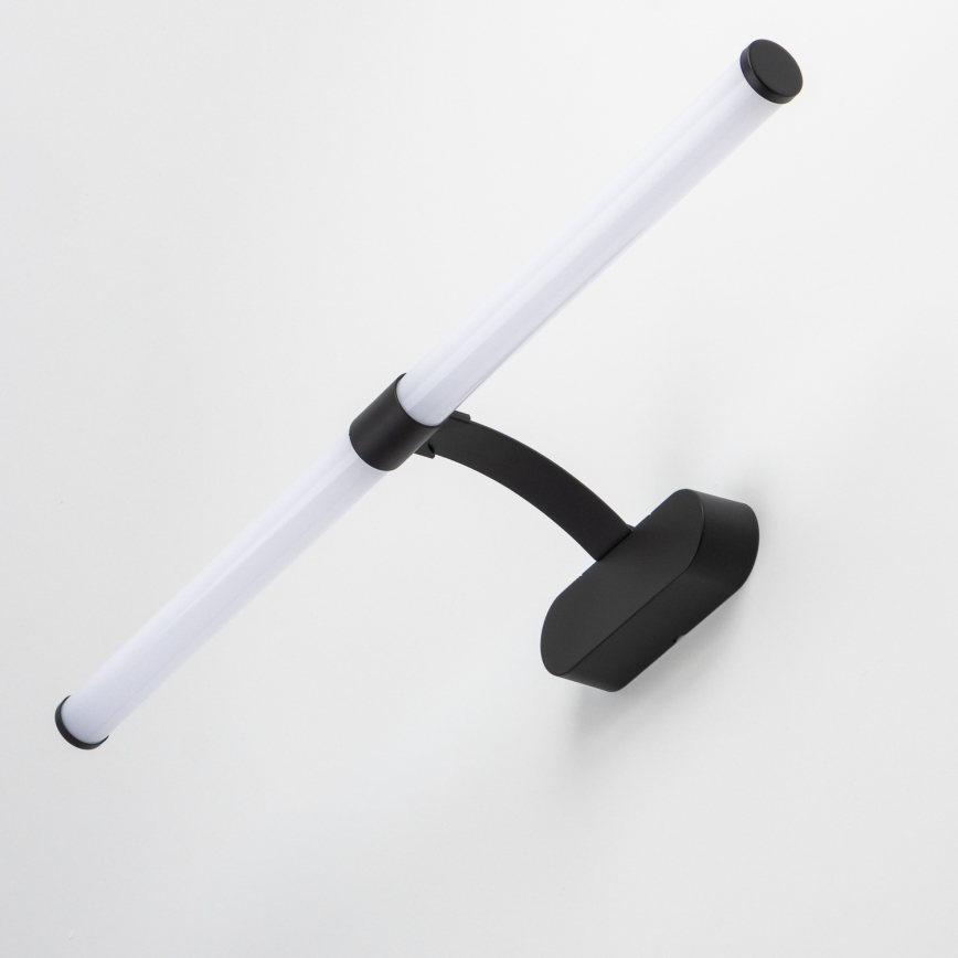 Brilagi - LED Koupelnové osvětlení zrcadla 2v1 TUBEO LED/8W/230V 60 cm IP44 černá