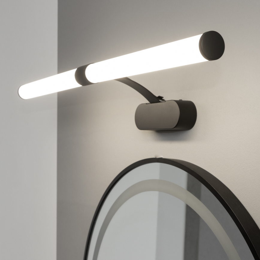 Brilagi - LED Koupelnové osvětlení zrcadla 2v1 TUBEO LED/8W/230V 60 cm IP44 černá