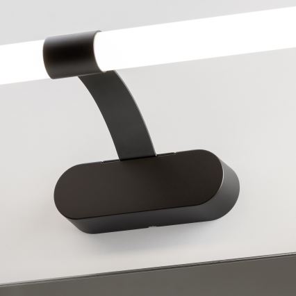 Brilagi - LED Koupelnové osvětlení zrcadla 2v1 TUBEO LED/8W/230V 60 cm IP44 černá