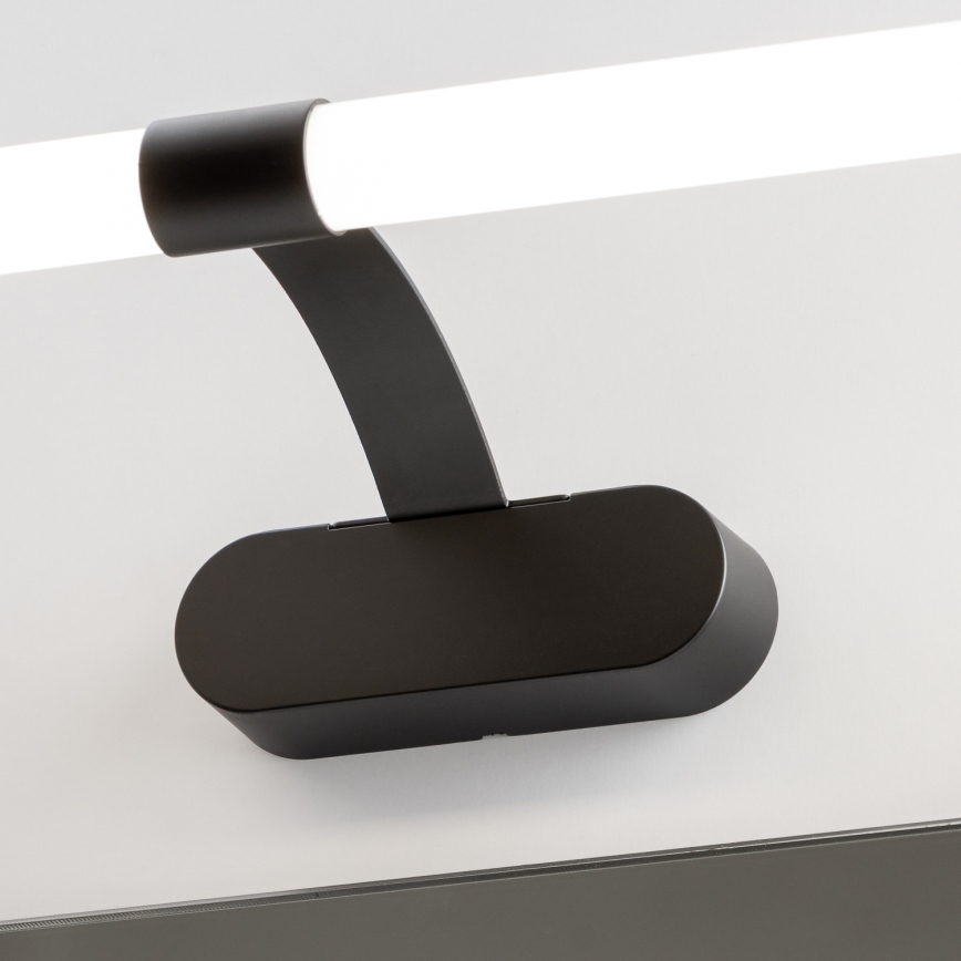 Brilagi - LED Koupelnové osvětlení zrcadla 2v1 TUBEO LED/8W/230V 60 cm IP44 černá