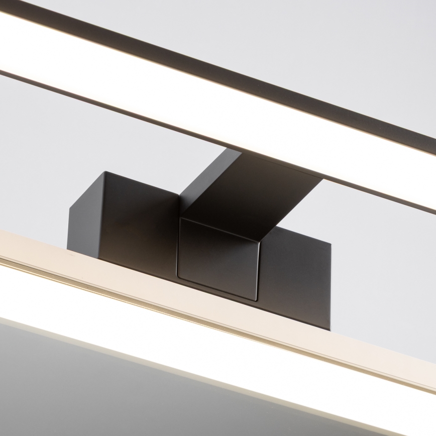 Brilagi - LED Koupelnové osvětlení zrcadla 3v1 VESTRA LED/15W/230V 80 cm IP44 černá