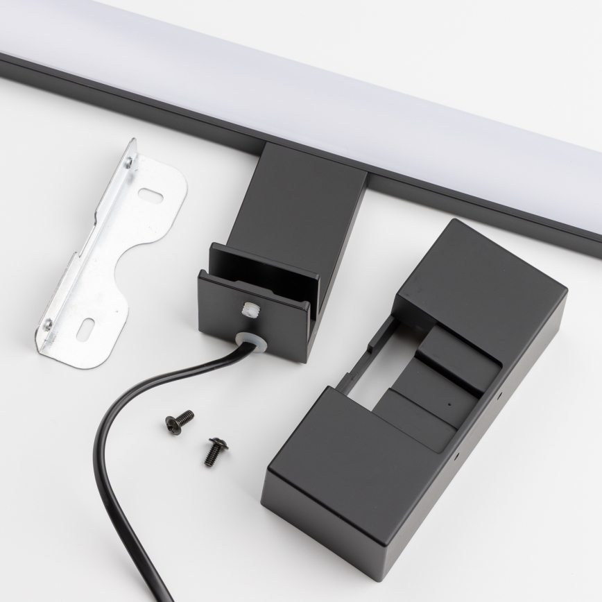 Brilagi - LED Koupelnové osvětlení zrcadla 3v1 VESTRA LED/15W/230V 80 cm IP44 černá