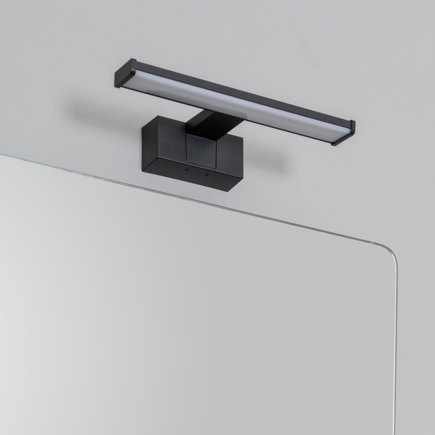 Brilagi - LED Koupelnové osvětlení zrcadla 3v1 VESTRA LED/6W/230V 30 cm IP44 černá