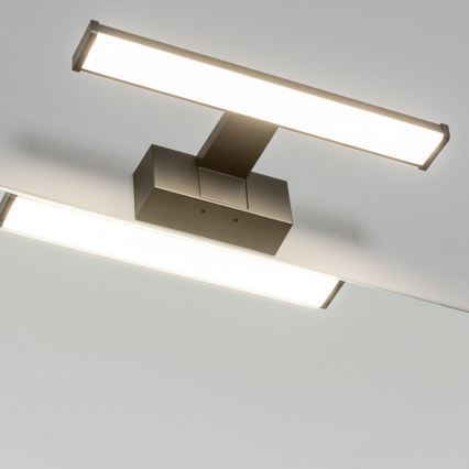 Brilagi - LED Koupelnové osvětlení zrcadla 3v1 VESTRA LED/6W/230V 30 cm IP44 černá