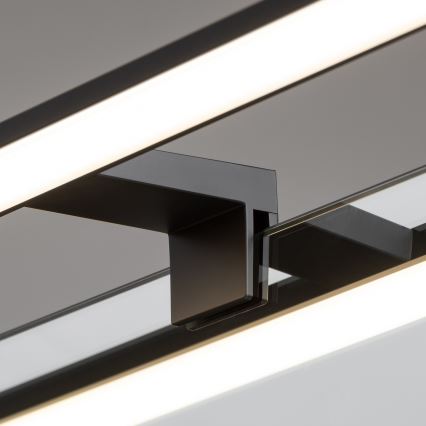 Brilagi - LED Koupelnové osvětlení zrcadla 3v1 VESTRA LED/6W/230V 30 cm IP44 černá
