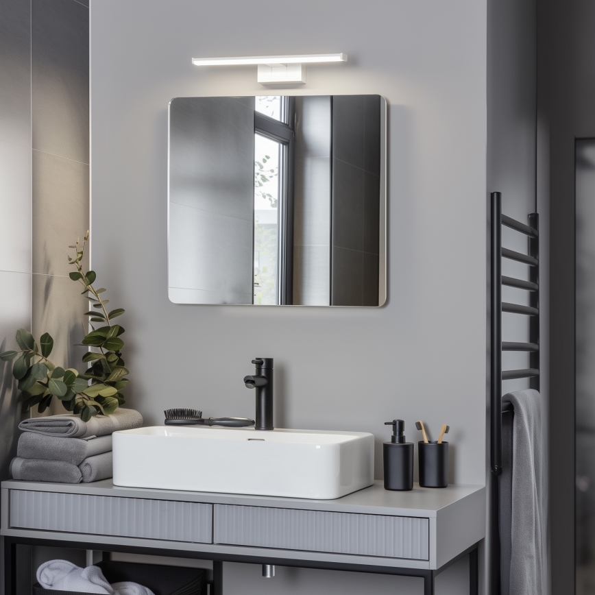 Brilagi - LED Koupelnové osvětlení zrcadla 3v1 VESTRA LED/8W/230V 40 cm IP44 bílá