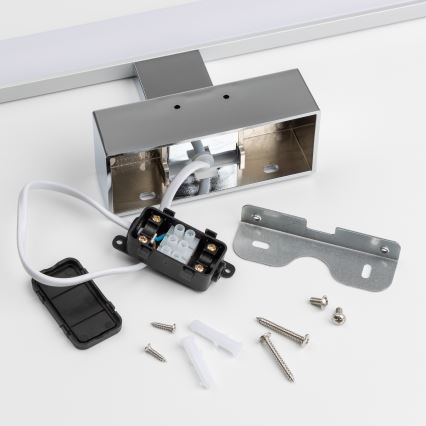 Brilagi - LED Koupelnové osvětlení zrcadla 3v1 VESTRA LED/8W/230V 40 cm IP44 lesklý chrom