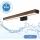 Brilagi - LED Koupelnové osvětlení zrcadla WOODY MIRROR LED/12W/230V 60 cm IP44 dub ořech/černá