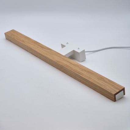 Brilagi - LED Koupelnové osvětlení zrcadla WOODY MIRROR LED/12W/230V 60 cm IP44 dub/bílá
