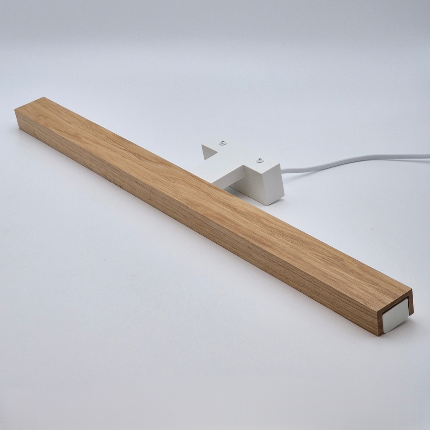 Brilagi - LED Koupelnové osvětlení zrcadla WOODY MIRROR LED/12W/230V 60 cm IP44 dub/bílá