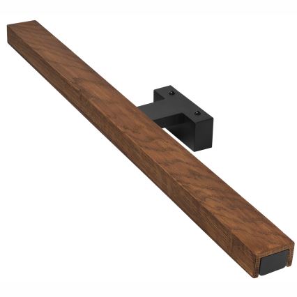 Brilagi - LED Koupelnové osvětlení zrcadla WOODY MIRROR LED/12W/230V 60 cm IP44 dub třešeň/černá