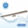 Brilagi - LED Koupelnové osvětlení zrcadla WOODY MIRROR LED/15W/230V 90 cm IP44 dub ořech/lesklý chrom