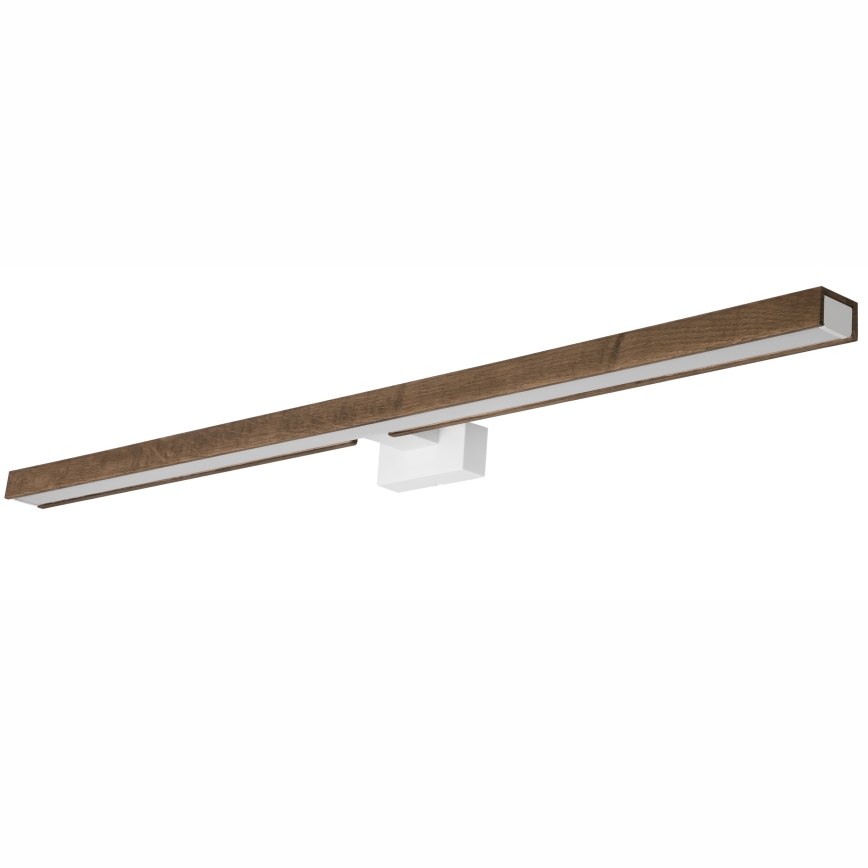 Brilagi - LED Koupelnové osvětlení zrcadla WOODY MIRROR LED/15W/230V 90 cm IP44 dub ořech/bílá