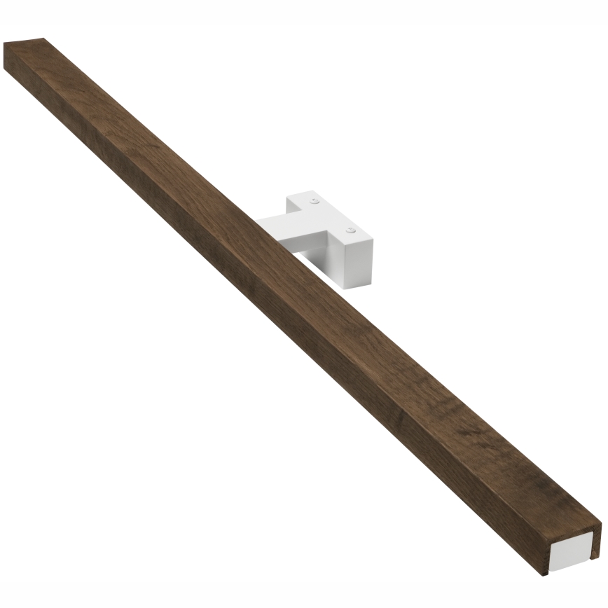 Brilagi - LED Koupelnové osvětlení zrcadla WOODY MIRROR LED/15W/230V 90 cm IP44 dub ořech/bílá
