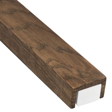 Brilagi - LED Koupelnové osvětlení zrcadla WOODY MIRROR LED/15W/230V 90 cm IP44 dub ořech/bílá