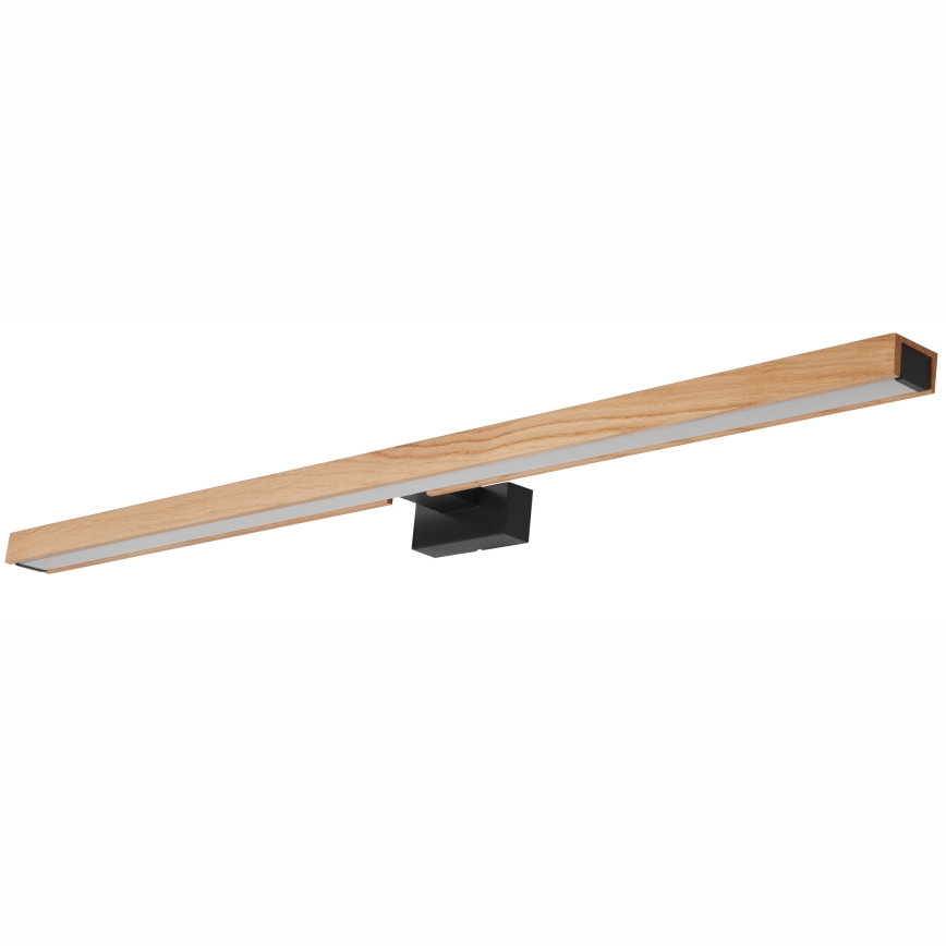 Brilagi - LED Koupelnové osvětlení zrcadla WOODY MIRROR LED/15W/230V 90 cm IP44 dub/černá