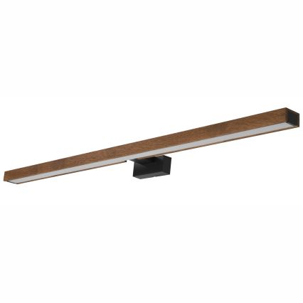 Brilagi - LED Koupelnové osvětlení zrcadla WOODY MIRROR LED/15W/230V 90 cm IP44 dub třešeň/černá