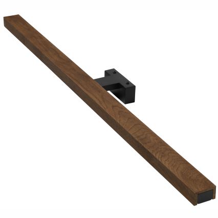 Brilagi - LED Koupelnové osvětlení zrcadla WOODY MIRROR LED/15W/230V 90 cm IP44 dub třešeň/černá