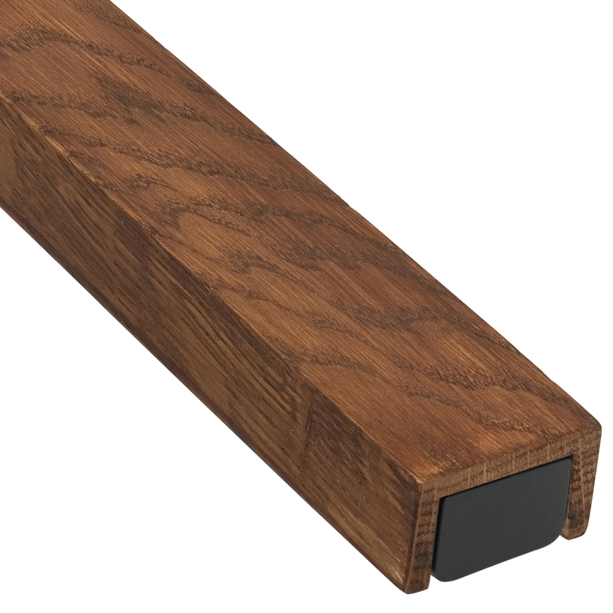 Brilagi - LED Koupelnové osvětlení zrcadla WOODY MIRROR LED/15W/230V 90 cm IP44 dub třešeň/černá