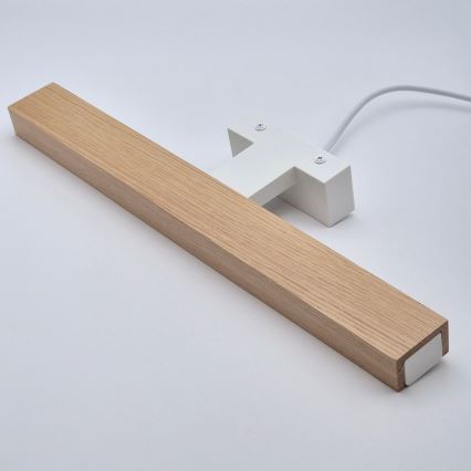Brilagi - LED Koupelnové osvětlení zrcadla WOODY MIRROR LED/8W/230V 40 cm IP44 dub/bílá