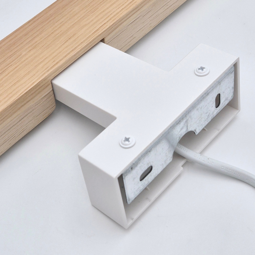 Brilagi - LED Koupelnové osvětlení zrcadla WOODY MIRROR LED/8W/230V 40 cm IP44 dub/bílá
