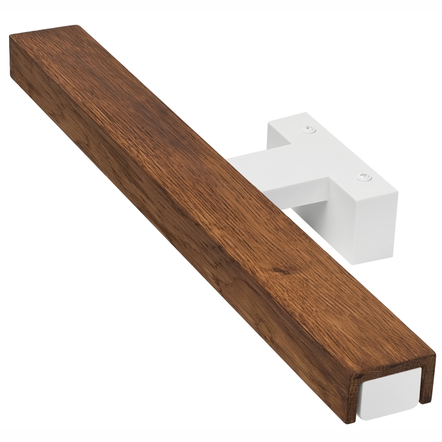 Brilagi - LED Koupelnové osvětlení zrcadla WOODY MIRROR LED/8W/230V 40 cm IP44 dub třešeň/bílá