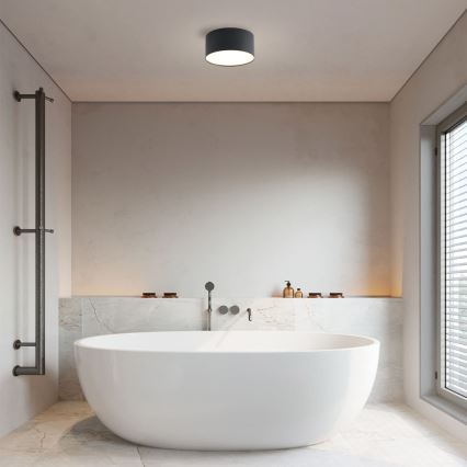 Brilagi - LED Koupelnové stropní svítidlo FORIS LED/14W/230V pr. 12 cm černá IP44