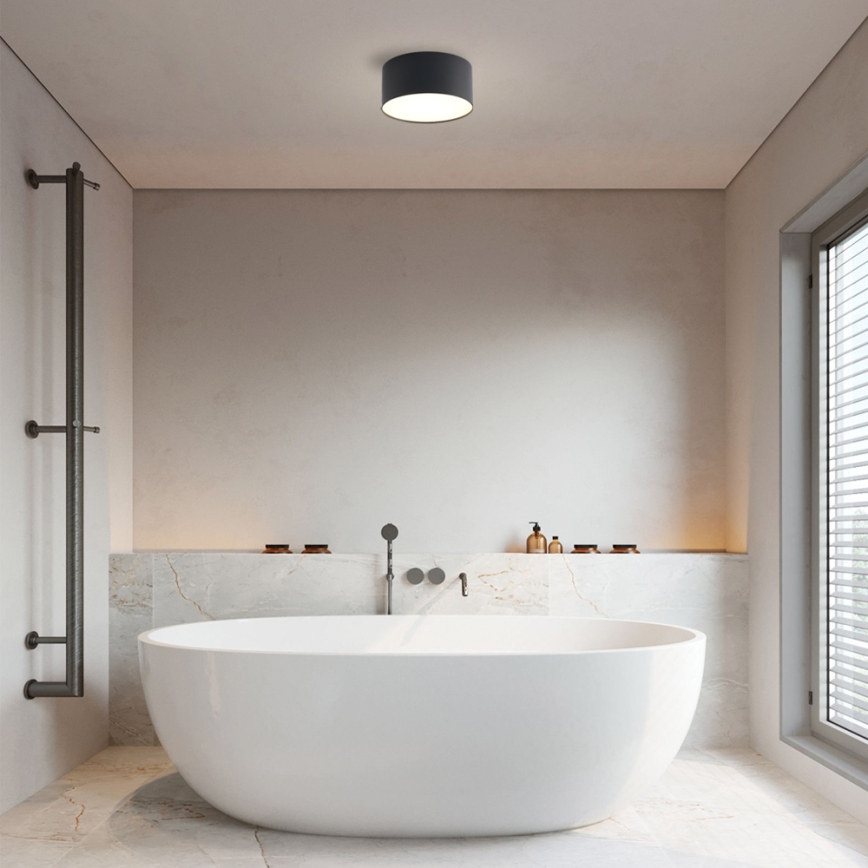 Brilagi - LED Koupelnové stropní svítidlo FORIS LED/14W/230V pr. 12 cm černá IP44