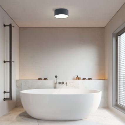 Brilagi - LED Koupelnové stropní svítidlo FORIS LED/20W/230V pr. 15 cm antracit IP44