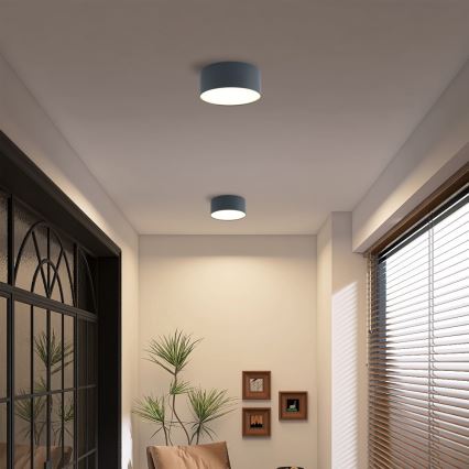 Brilagi - LED Koupelnové stropní svítidlo FORIS LED/20W/230V pr. 15 cm antracit IP44
