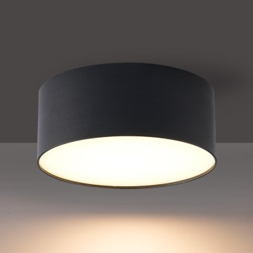 Brilagi - LED Koupelnové stropní svítidlo FORIS LED/20W/230V pr. 15 cm černá IP44