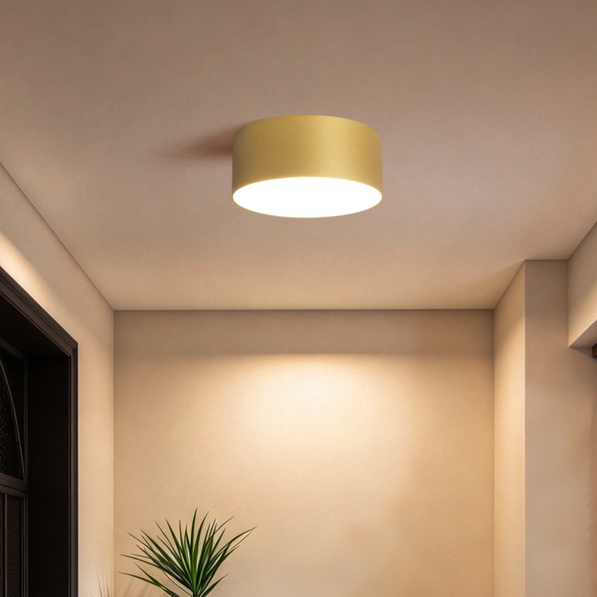 BRILAGI - LED Koupelnové stropní svítidlo FORIS LED/20W/230V pr. 15 cm zlatá IP44