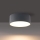 Brilagi - LED Koupelnové stropní svítidlo FORIS LED/9W/230V pr. 9 cm antracit IP44 CRI 90